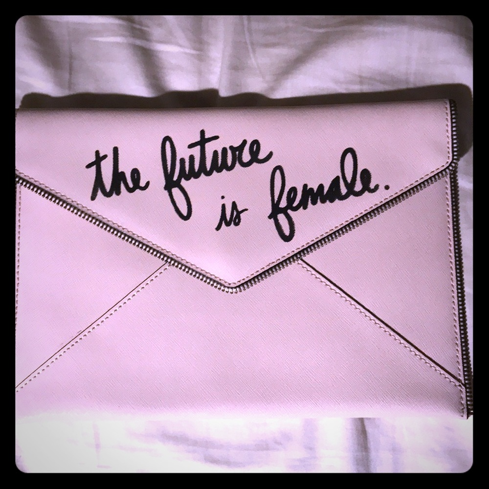 Good as new blush clutch